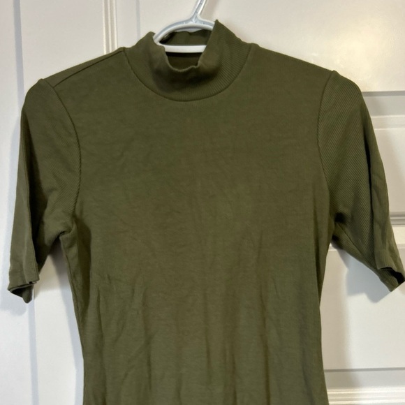 NWT Marine Layer Lexi Rib Mock Neck Midi Dress - Picture 5 of 8